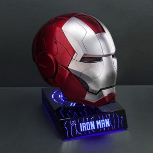 Original AutoKing 1/1 Marvel Ironman MK5 Helmet Remote & Voice & touch Control Cosplay Prop for Fans Gift